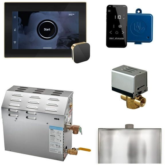 Mr Steam 06C1an000 Xbutler Steam Shower 6Kw Generator Package - Black