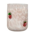 thumbnail image 5 of Mainstays 1-Wick Art Glass Scented Jar Candle, Strawberry Breeze, 8.5 oz., 5 of 9