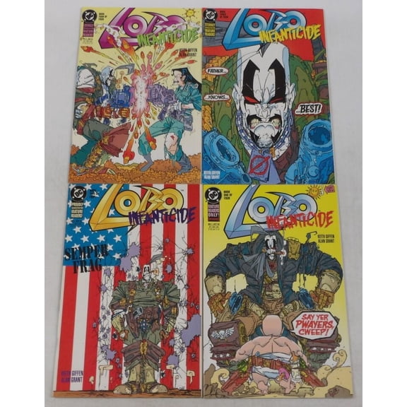 Lobo: Infanticide #1-4 VF/NM complete series Alan Grant - Keith Giffen ; DC