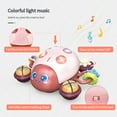 thumbnail image 4 of Baby Crawling Toys 6-12 Months, Musical Ladybug Crawling Toy for Infants 12-18 Months, Early Education Light Up Music Walking Toys, Montessori Toys for Boy Girl Gift (Red), 4 of 8