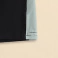 thumbnail image 3 of Xudanell Toddler Boy Outfits Color Block Summer 3-6 Month Boy Clothes Casual Pocket Crew Neck Pullover Shorts Suit, 3 of 7