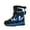 Black Blue, variant on Stepedia Boys Snow Boots Faux Fur Lined Waterproof Slip Resistant Insulated Kids Winter Boots