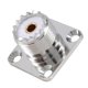 thumbnail image 2 of UHF Female SO239 Panel Chassis Mount Flange Deck Mount Solder Cup RF Connector, 2 of 5