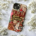 thumbnail image 5 of Vintage Christmas Collage Phone Case, Nutcracker, Santa, Snowman, Cat & Gingerbread House Case, Festive Holiday Protective Cover for iPhone 16 15 14 13 12 11 Pro Max Mini, 5 of 6