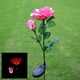 thumbnail image 4 of Luces solares con forma de rosal para jardín, ideales para decoración exterior | Luces LED solares con forma de flor para iluminar patios, senderos, macizos de flores y caminos, 4 of 5