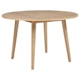 thumbnail image 4 of Coaster Andrews 5-Piece Round Dining Table Set, Light Ash and White, 4 of 11