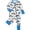 Blue Motorcycle, variant on ATAIKU 3-24M Newborn Baby Zipper Footless Pajamas Bamboo Long Sleeve Footed Sleepers Sleep 'N Play for Infant Toddler Boys - Dinosaur