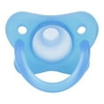 thumbnail image 3 of Dr. Brown's HappyPaci Silicone Newborn Pacifier for Breastfeeding Baby, BPA Free - Blue - 2pk - 0-6m, 3 of 7