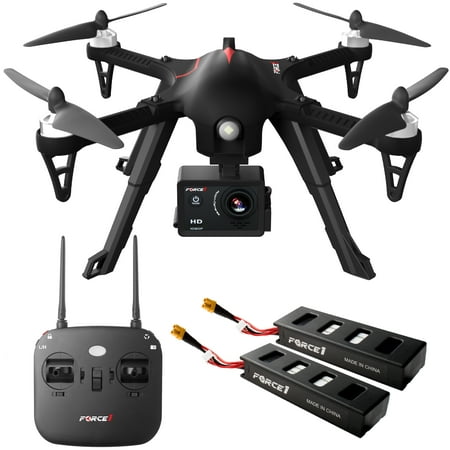 F100G Ghost Drone with HD Camera 1080p, Compatible GoPro Drone with Extra