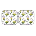 thumbnail image 7 of Daiia Lavender Flowers 2PCS Car Windshield Sun Shade, Foldable Sun Shield for Car Front Window, Auto Sun Blocker Visor Protector Universal for Truck SUV Pickup-Medium, 7 of 7