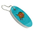 thumbnail image 1 of Angry Beavers Daggett Floating Keychain Oval Foam Fishing Boat Buoy Key Float, 1 of 4