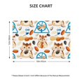 thumbnail image 4 of Placemats Set Of 4 / 6, Cartoon Cute Hamster Nut Peanut Placemats For Dining Table Indoor/Outdoors Heat Resistant Washable Placemats 18" X 12", 4 of 8