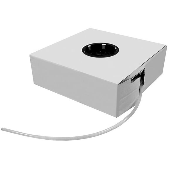 .375" ID (1/2" OD) Natural Polyethylene Tubing, .062 Wall, 95 PSI,PartNo T25500