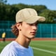 thumbnail image 5 of Gorra de béisbol de malla transpirable | Gorro ajustable para el sol con tejido ligero de secado rápido que absorbe el sudor | Protección UV para deportes al aire libre | Se adapta a la cabeza de, 5 of 5