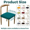 thumbnail image 3 of Stretch Dining Chair Covers, Seat Covers for Dining Room Chair Covers, Removable Washable Kitchen Chair Seat Cushion Slipcovers Protector, 3 of 8