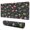 Dinosaur and Palm, variant on Long Mouse Pads for Desk,Dinosaur and Rainbow Pattern Desk Mats on Top Of Desks, Desk Mouse Pad Extra Large with 3mm Non-Slip Base and Stitched Edge for Gaming,Office,Work,Home 31.5"x11.8"