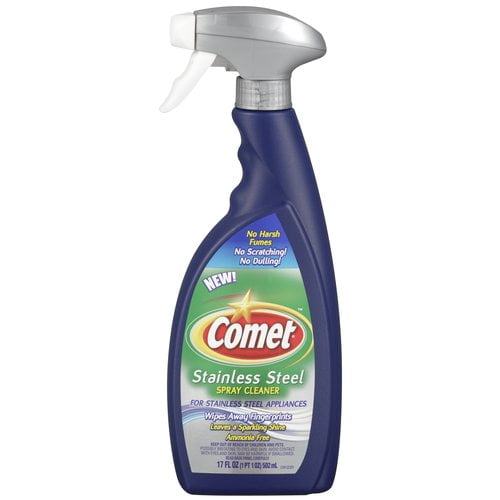 Comet Stainless Steel Spray Cleaner 17 Oz Walmart Com Walmart Com