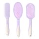 thumbnail image 1 of Juego de 3 peines de peluquería, cepillos de masaje portátiles para relajar y aliviar la fatiga (morado)., 1 of 7