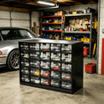 thumbnail image 4 of DVWY 25-Drawer Plastic Storage Cabinet, Multi-Purpose Storage Box, Ideal for Garages, Beads, Screws, Cosmetics, and School Supplies, 4 of 8
