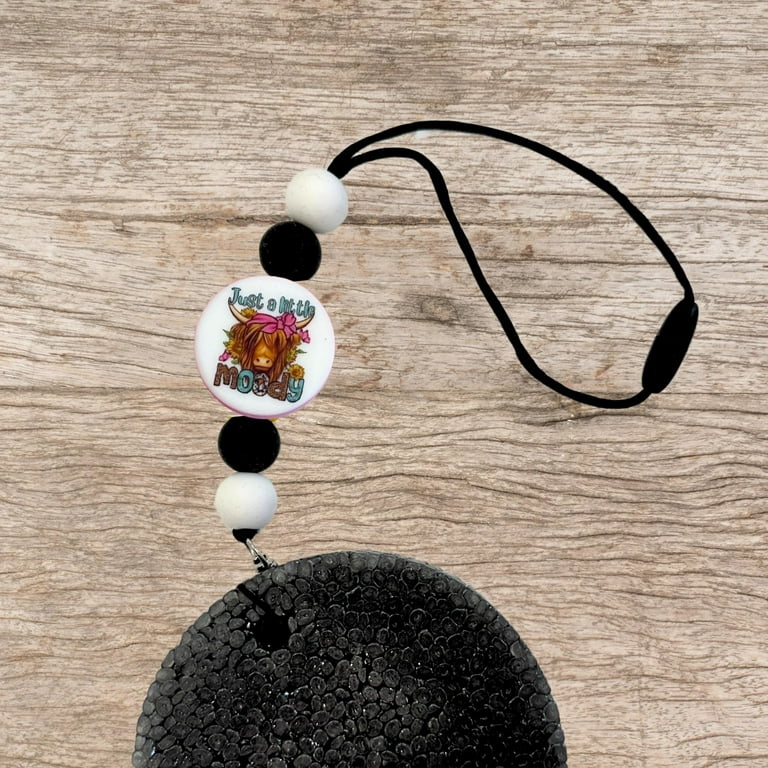 Perline Silicone Focali A Forma Di Mucca Con Fiocco - 12 Pezzi Assortiti - Per Freshie, Penne, Bracciali E Clip - 3
