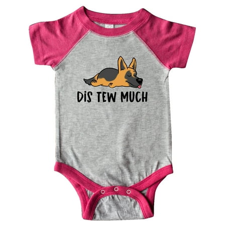 

Inktastic Napping Dis Tew Much German Shepherd Gift Baby Boy or Baby Girl Bodysuit