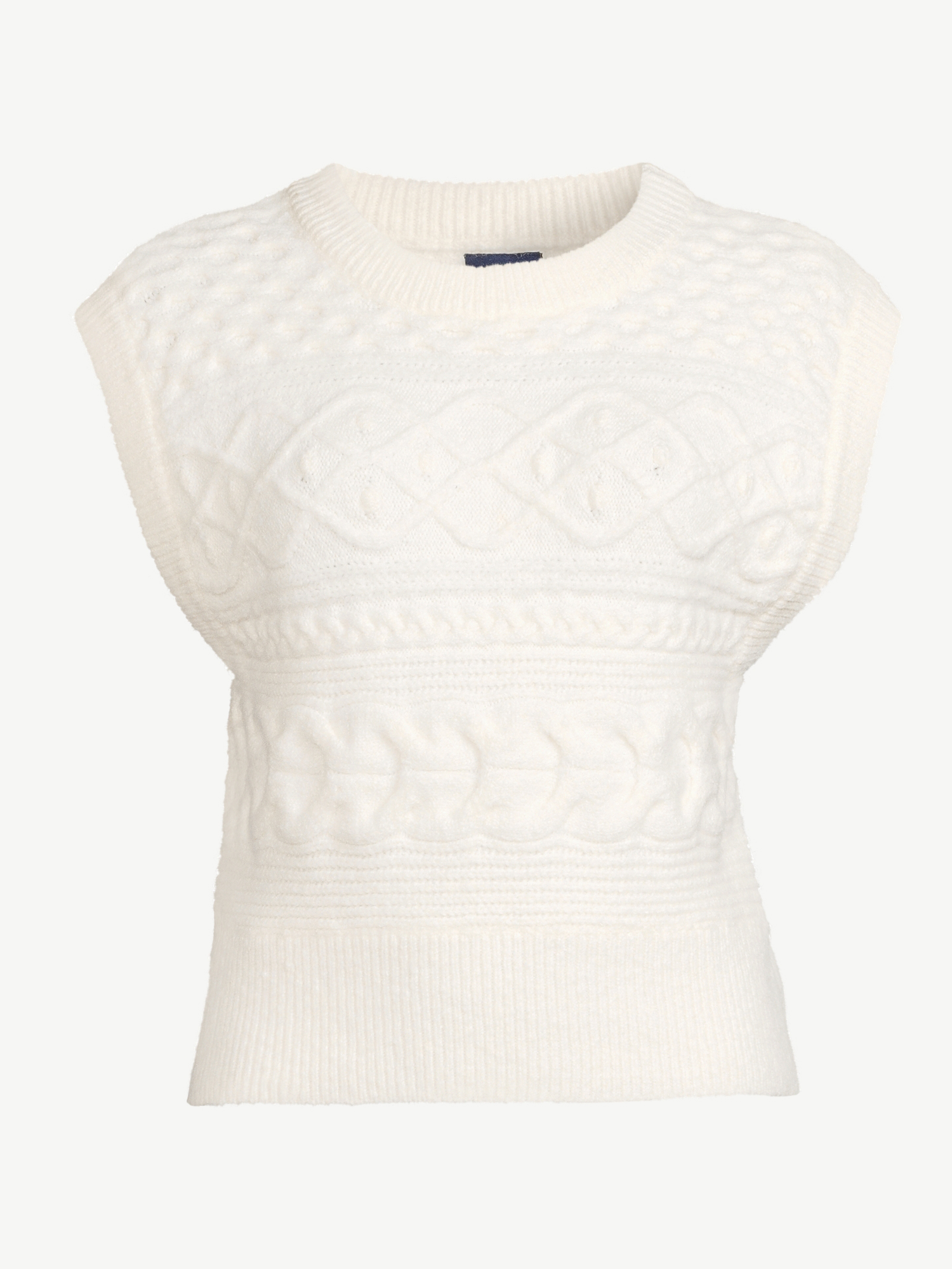Scoop Women's Cable Knit Sweater Vest - image 5 of 6