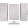 thumbnail image 1 of Makeup Mirror with Lights, Backlit Vanity Mirror: Embrace Precision with Updated LED, 1X 2X 3X 10X Magnified Views, 360° Swivel, Portable and Elegant Design for Daily Use, 1 of 8