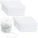 thumbnail image 1 of 20 pcs Vertical Blind Weights Bottom Slats 89mm (3.5") X 10m Blind Repair Kit, WhiteBY, 1 of 5