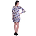 thumbnail image 4 of Moomaya Womens Imprimé Courte Robe Cloche Manches Robes pour les Femmes Vêtements d'Été Occasionnels, 4 of 6