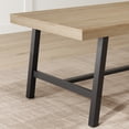 thumbnail image 6 of 70.87 Inch Dining Table for 6-8 People Modern Industrial with Wood Top & Metal Legs, 6 of 10
