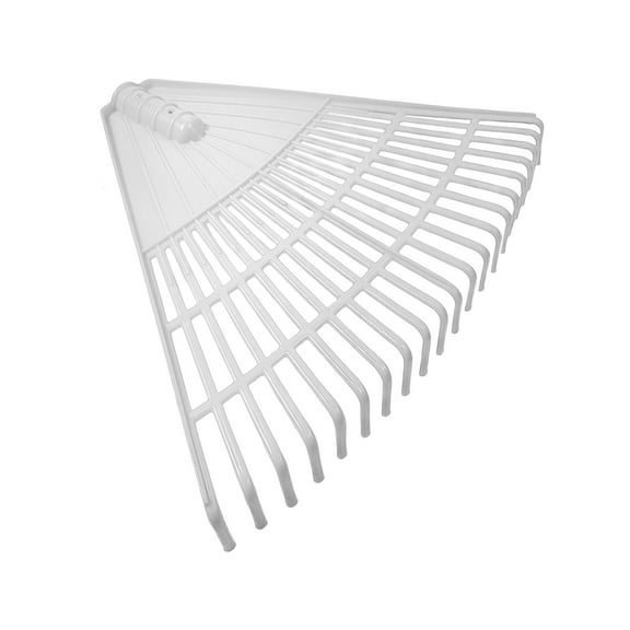 SHIMELE 21 Tooth Rake Plastic Garden Rake Thickened Rubber Outdoor Tool for Grass Raking, Leaf Collecting, Weeding, and Cultivating