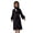 Black, variant on Girls Eid Abaya Set with Belt & Hijab Long Kaftan Prayer Dress for Ramadan Maxi Prayer Dress Outfit Pink