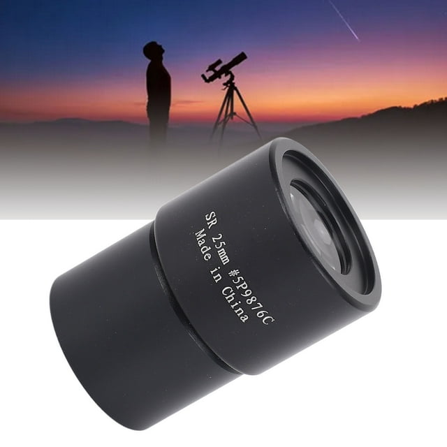 0.965in Telescope Eyepiece, SR25mm Telescope Eyepiece Excellent Image Contrast Fine Workmanship for Observation Nebula