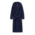thumbnail image 3 of Agkizg Plus Size Women's Fleece Lined Bathrobe,Long Robes for Women's House Robes,Womens Hooded Long Sleeve Fleece Robe Solid Color with Pockets Bathrobe Extended Length Sleepwear, 3 of 3