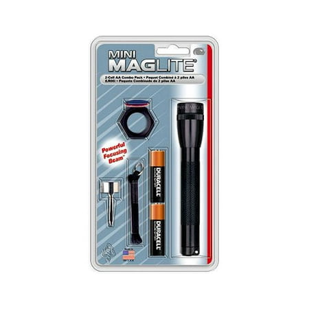Buy Mini MagLite 2-Cell AA Flashlight Combo Pack, Black