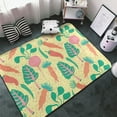 thumbnail image 3 of Cute Carrot Vegetables Shaggy Area Rug, Rugs for Living Room Bedroom Non Slip Door Mat Indoor Carpet Machine Washable Nursery Home Decor Floor Mats for Entryway 60x39in-#, 3 of 5
