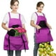 thumbnail image 2 of Yuarrent Bolsa de recolección de verduras lavable azul para jardinería Bolsa para recolección de frutas con liberación Tejido suave, grande Jardín y Patio gris, 2 of 6
