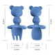 thumbnail image 2 of Juego de Tenedor y Cuchara Vhermosa Utensilio de Silicona Verde, 2 of 6
