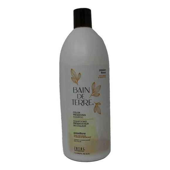 Bain de Terre Shampooing Préservant la Couleur à la Fleur de la Passion, 33,8 oz