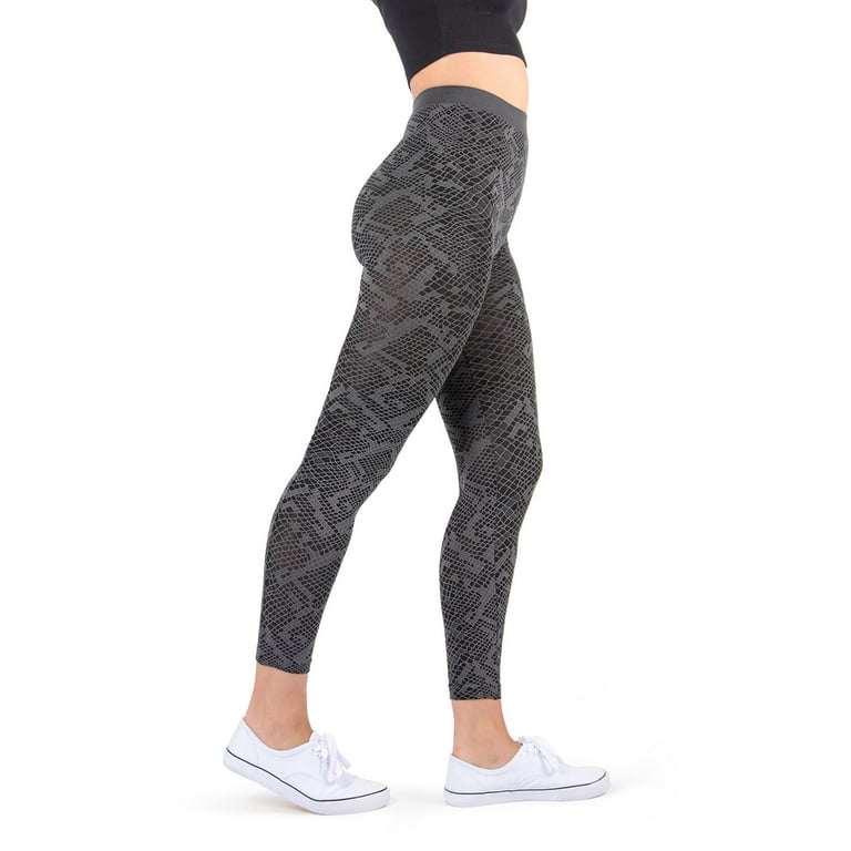 MeMoi Mulga High Waisted Black Snakeskin Leggings Mens Male Walmart