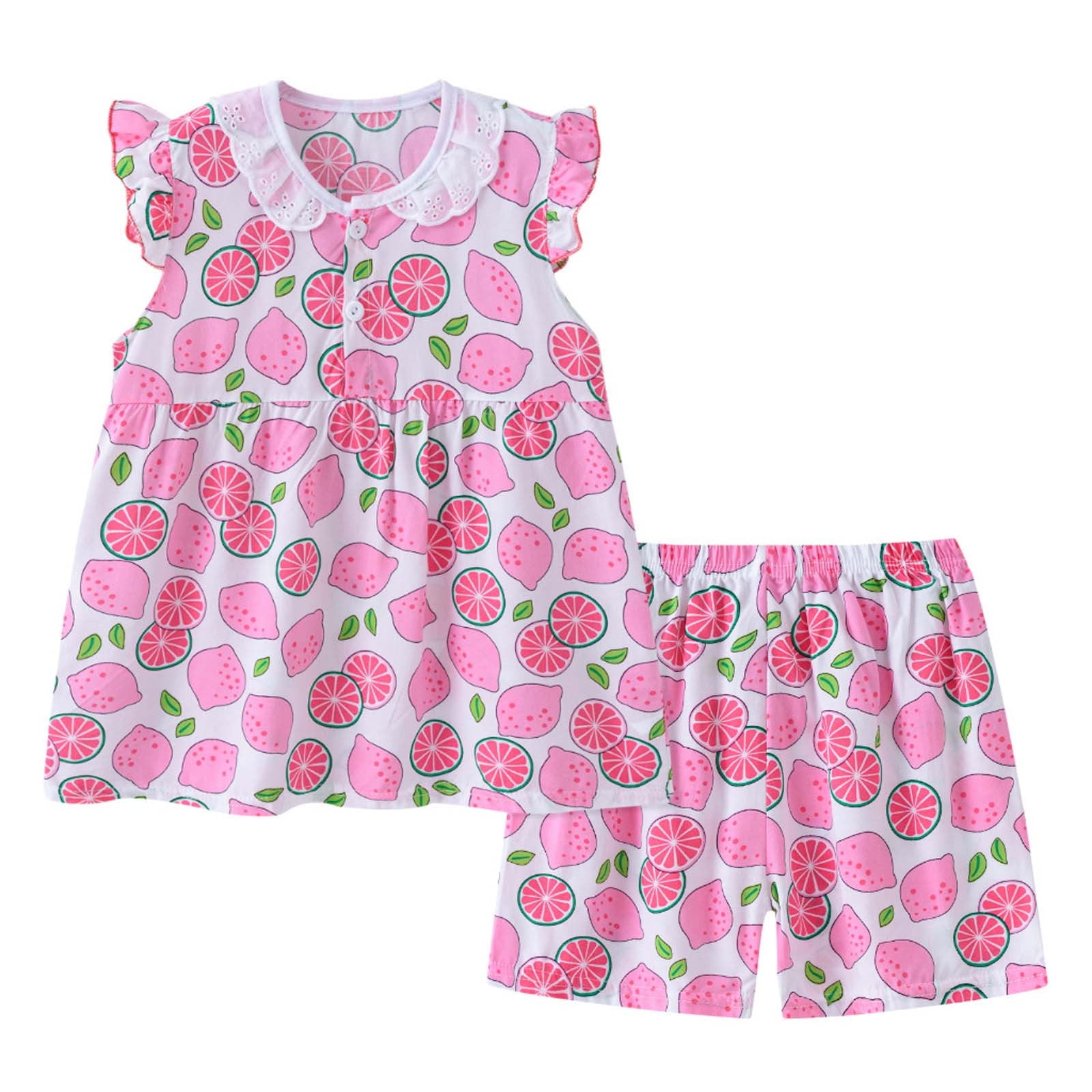 Odeerbi Cute Dresses For Girls Toddler Kids Baby Girls Short Sleeve ...