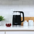 thumbnail image 3 of Kenmore Double-Walled Glass Electric Kettle 1.7L, Digital Temperature Control With 4 Pre-Sets, Black, 3 of 5