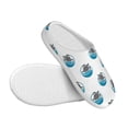 thumbnail image 3 of Wukai Turtle Print Women's Indoor Bedroom Slipper Slip On Shoes, Unisex House Shoes with Anti-Skid Sole for Men, Gift for Women Men-8, 3 of 7