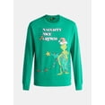 thumbnail image 5 of Dr. Seuss The Grinch Men's and Big Men's Graphic Light Up Sweatshirt, Sizes XS-3XL, 5 of 6