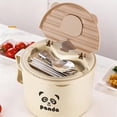 thumbnail image 4 of Soup Bowl with Lid, Large Capacity, Instant Noodle Bowl for Travel Camping Office, 4 of 9