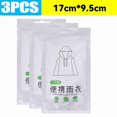 thumbnail image 1 of 10 Pack Poncho Imperméable Jetable pour Urgence et Extérieur Transparent, 1 of 6