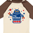 thumbnail image 4 of Inktastic Robot Brother Boys Long Sleeve Baby Bodysuit, 4 of 5
