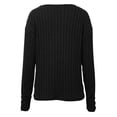 thumbnail image 6 of Sweaters for Women 2025 Fall Winter Long Sleeve V-Neck Casual Ribbed Knit Jumper Tops Womens Pullover Sweaters, 6 of 7