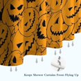 thumbnail image 6 of Halloween Pumpkin Pattern Shower Curtain 36"x72" ,Bathroom Decorative Shower Curtains Set with 12 Hooks,Modern Waterproof Washable Shower Curtain, 6 of 6
