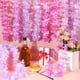thumbnail image 3 of Lámpara LED Sherr con 24 luces LED y flores moradas, 100 cm, 3 of 8